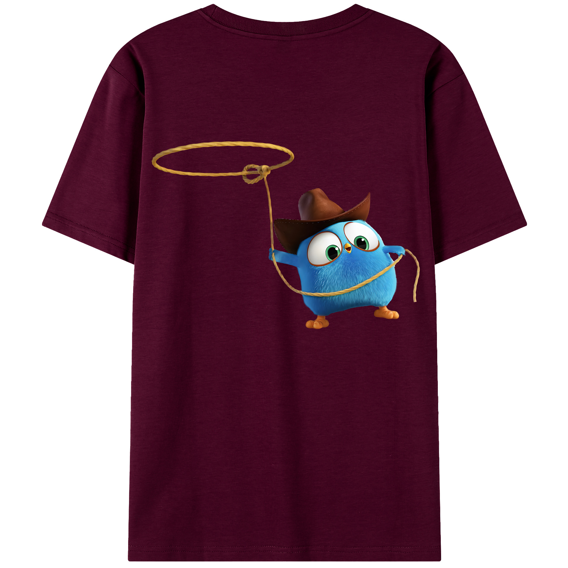 （画像用） Angry Birds アングリーバード レディース半袖Tシャツ(バックプリント)